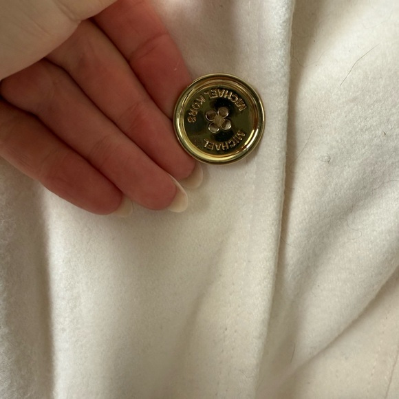 Michael Kors Cream Trench Coat - Picture 3 of 9